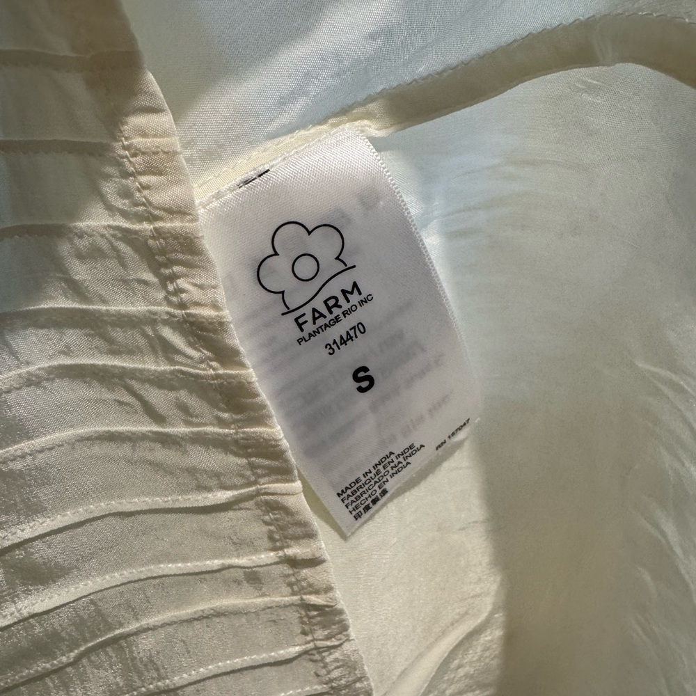 FARM RIO Lace Inset Blouse - Size Small - Picture 6 of 6